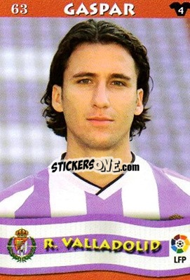 Sticker Gaspar - Top Liga 2002-2003
 - Mundicromo