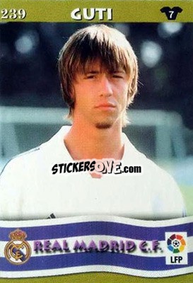 Sticker Guti - Top Liga 2002-2003
 n. 239 - Mundicromo