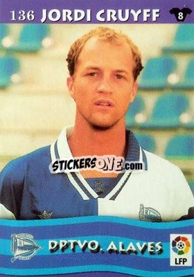 Sticker Jordi Cruyff - Top Liga 2002-2003
 n. 136 - Mundicromo