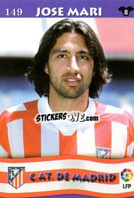 Sticker Jose Mari - Top Liga 2002-2003
 n. 149 - Mundicromo
