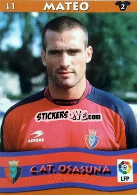 Sticker Mateo - Top Liga 2002-2003
 n. 41 - Mundicromo