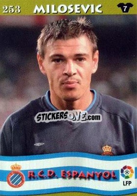 Sticker Milosevic - Top Liga 2002-2003
 - Mundicromo