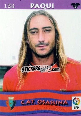 Sticker Paqui - Top Liga 2002-2003
 n. 123 - Mundicromo