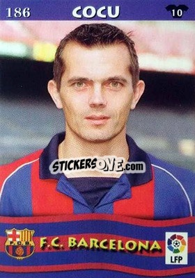 Sticker Phillip Cocu - Top Liga 2002-2003
 n. 186 - Mundicromo