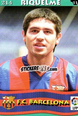 Sticker Riquelme - Top Liga 2002-2003
 n. 214 - Mundicromo