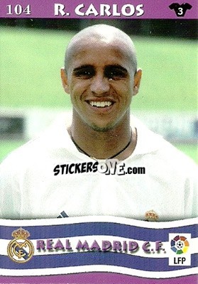 Sticker Roberto Carlos - Top Liga 2002-2003
 n. 104 - Mundicromo