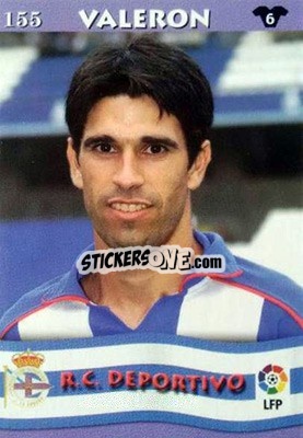 Sticker Valeron - Top Liga 2002-2003
 - Mundicromo