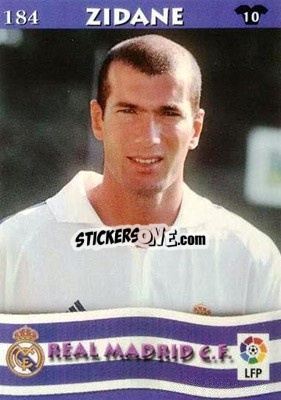 Sticker Zidane - Top Liga 2002-2003
 n. 184 - Mundicromo