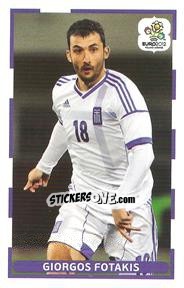 Sticker Giorgos Fotakis - UEFA Euro Poland-Ukraine 2012. Event Kick Off n. 26 - Panini