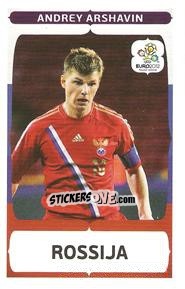 Sticker Andrey Arshavin - UEFA Euro Poland-Ukraine 2012. Event Kick Off n. 29 - Panini
