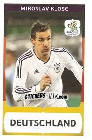 Sticker Miroslav Klose - UEFA Euro Poland-Ukraine 2012. Event Kick Off - Panini