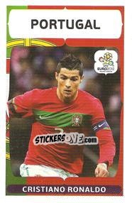 Sticker Cristiano Ronaldo - UEFA Euro Poland-Ukraine 2012. Event Kick Off n. 42 - Panini