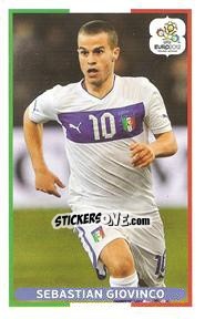 Sticker Sebastian Giovinco - UEFA Euro Poland-Ukraine 2012. Event Kick Off n. 46 - Panini