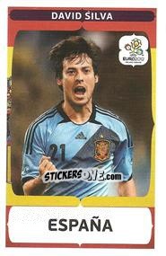 Sticker David Silva - UEFA Euro Poland-Ukraine 2012. Event Kick Off - Panini