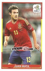 Sticker Juan Mata - UEFA Euro Poland-Ukraine 2012. Event Kick Off - Panini