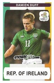 Sticker Damien Duff - UEFA Euro Poland-Ukraine 2012. Event Kick Off n. 53 - Panini