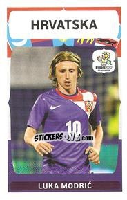 Sticker Luka Modric - UEFA Euro Poland-Ukraine 2012. Event Kick Off n. 54 - Panini