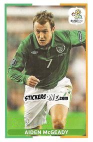 Sticker Aiden McGeady - UEFA Euro Poland-Ukraine 2012. Event Kick Off n. 55 - Panini