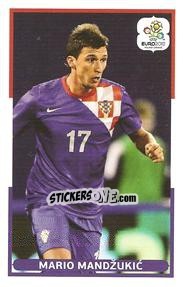 Sticker Mario Mandzukic - UEFA Euro Poland-Ukraine 2012. Event Kick Off n. 56 - Panini