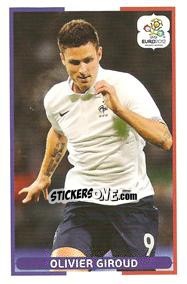 Sticker Olivier Giroud - UEFA Euro Poland-Ukraine 2012. Event Kick Off n. 57 - Panini