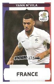 Sticker Yann M'Vila - UEFA Euro Poland-Ukraine 2012. Event Kick Off n. 59 - Panini