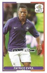 Sticker Patrice Evra - UEFA Euro Poland-Ukraine 2012. Event Kick Off n. 61 - Panini