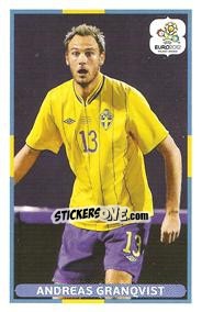 Cromo Andreas Granqvist - UEFA Euro Poland-Ukraine 2012. Event Kick Off - Panini