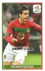 Sticker Helder Postiga - UEFA Euro Poland-Ukraine 2012. Event Kick Off n. 82 - Panini