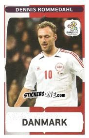 Cromo Dennis Rommedahl - UEFA Euro Poland-Ukraine 2012. Event Kick Off - Panini