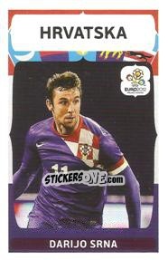 Sticker Darijo Srna - UEFA Euro Poland-Ukraine 2012. Event Kick Off n. 96 - Panini
