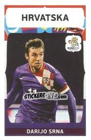 Sticker Darijo Srna - UEFA Euro Poland-Ukraine 2012. Event Kick Off - Panini