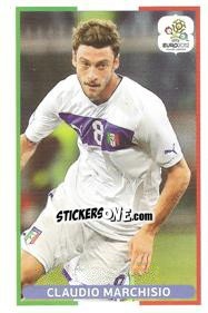 Sticker Claudio Marchisio - UEFA Euro Poland-Ukraine 2012. Event Kick Off - Panini