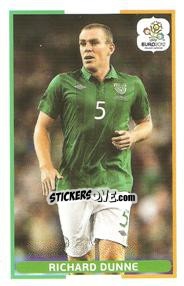 Sticker Richard Dunne - UEFA Euro Poland-Ukraine 2012. Event Kick Off n. 100 - Panini