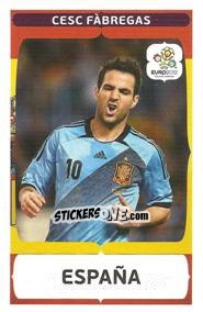 Sticker Cesc Fabregas - UEFA Euro Poland-Ukraine 2012. Event Kick Off n. 101 - Panini