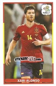 Sticker Xabi Alonso - UEFA Euro Poland-Ukraine 2012. Event Kick Off n. 103 - Panini