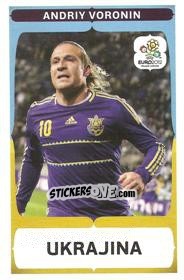 Sticker Andriy Voronin - UEFA Euro Poland-Ukraine 2012. Event Kick Off - Panini