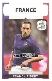 Sticker Franck Ribéry - UEFA Euro Poland-Ukraine 2012. Event Kick Off n. 108 - Panini