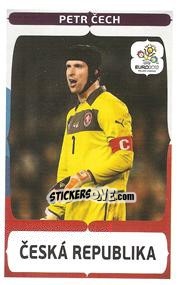 Sticker Petr Cech - UEFA Euro Poland-Ukraine 2012. Event Kick Off n. 119 - Panini
