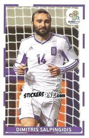 Sticker Dimitris Salpingidis - UEFA Euro Poland-Ukraine 2012. Event Kick Off n. 123 - Panini