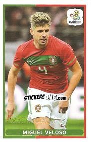 Sticker Miguel Veloso - UEFA Euro Poland-Ukraine 2012. Event Kick Off n. 129 - Panini