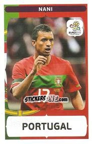 Sticker Nani - UEFA Euro Poland-Ukraine 2012. Event Kick Off n. 131 - Panini
