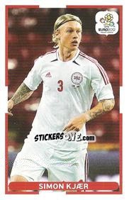Sticker Simon Kjaer - UEFA Euro Poland-Ukraine 2012. Event Kick Off n. 135 - Panini