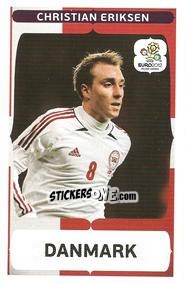 Sticker Christian Eriksen - UEFA Euro Poland-Ukraine 2012. Event Kick Off n. 137 - Panini