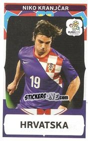 Sticker Niko Kranjcar - UEFA Euro Poland-Ukraine 2012. Event Kick Off n. 143 - Panini
