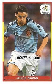 Sticker Jesus Navas - UEFA Euro Poland-Ukraine 2012. Event Kick Off n. 146 - Panini