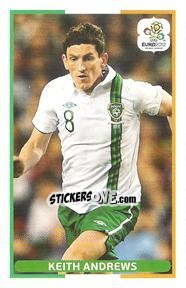Sticker Keith Andrews - UEFA Euro Poland-Ukraine 2012. Event Kick Off n. 148 - Panini