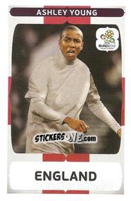 Sticker Ashley Young - UEFA Euro Poland-Ukraine 2012. Event Kick Off n. 155 - Panini
