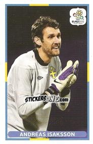 Sticker Andreas Isaksson - UEFA Euro Poland-Ukraine 2012. Event Kick Off n. 163 - Panini