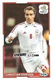 Sticker Christian Eriksen - UEFA Euro Poland-Ukraine 2012. Event Kick Off n. 180 - Panini