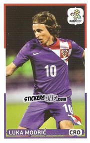 Sticker Luka Modric - UEFA Euro Poland-Ukraine 2012. Event Kick Off n. 181 - Panini